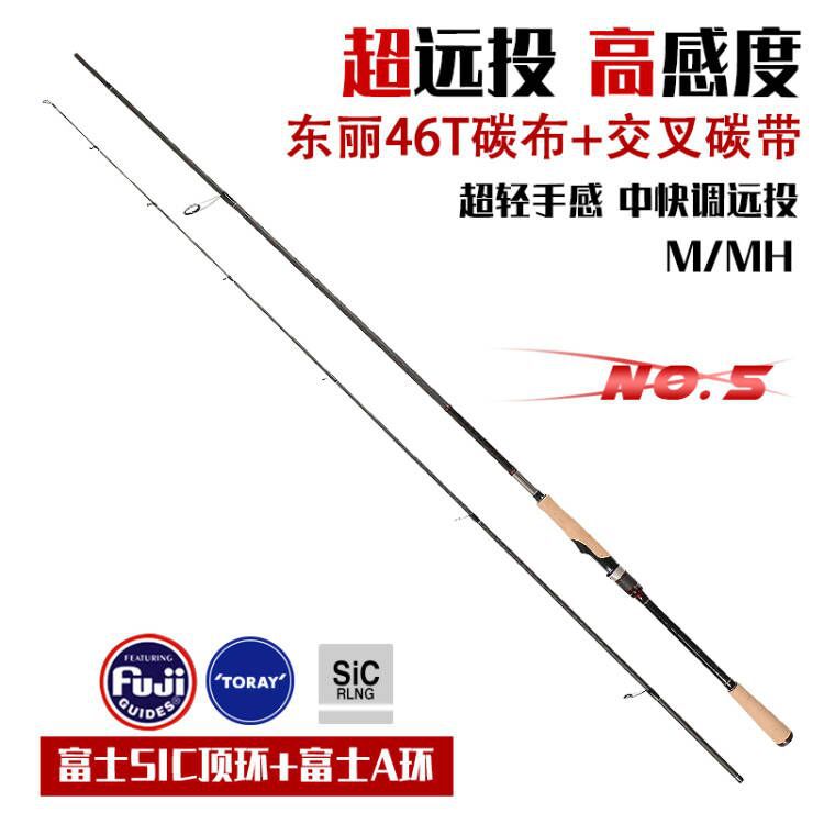 7/2.9/3米m调/mh调46t东丽碳布富士sic顶环 a环远投路亚竿-阿里巴巴