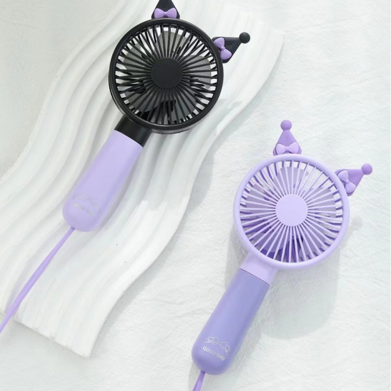 2024 popular cartoon cute creative new mini little fan usb portable charging interface fan wholesale