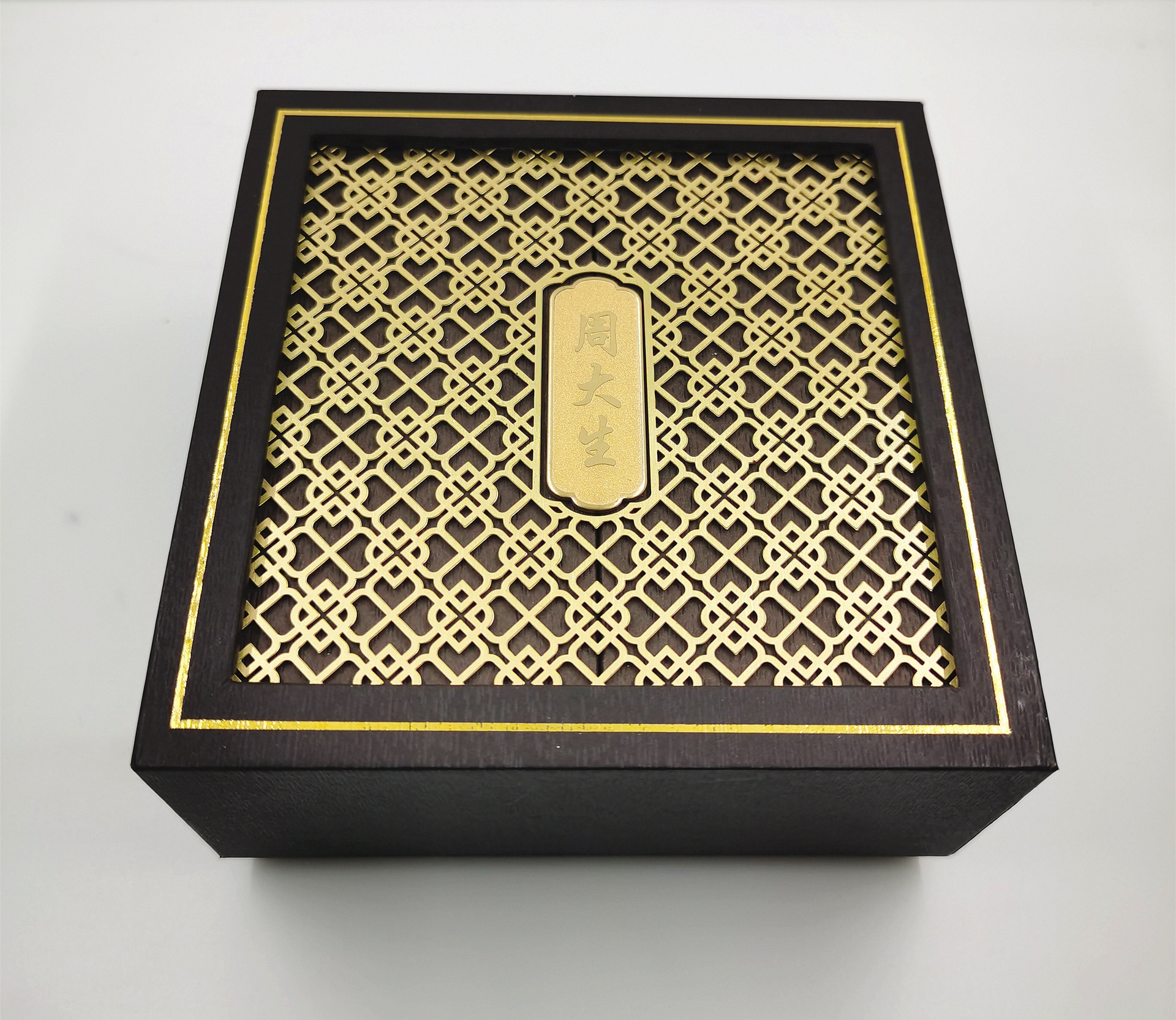 珠宝各大品牌古法金首饰盒新款多款高端古法金首饰盒开窗款古法盒