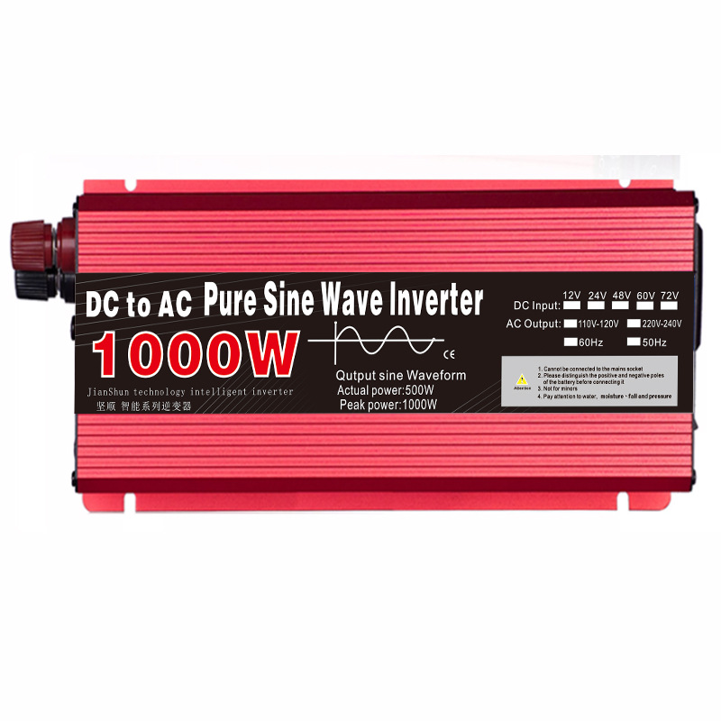 Pure Sine Wave Inverter Photovoltaic 12v24v to 220v110v1000w1600w2200w3000w Optional