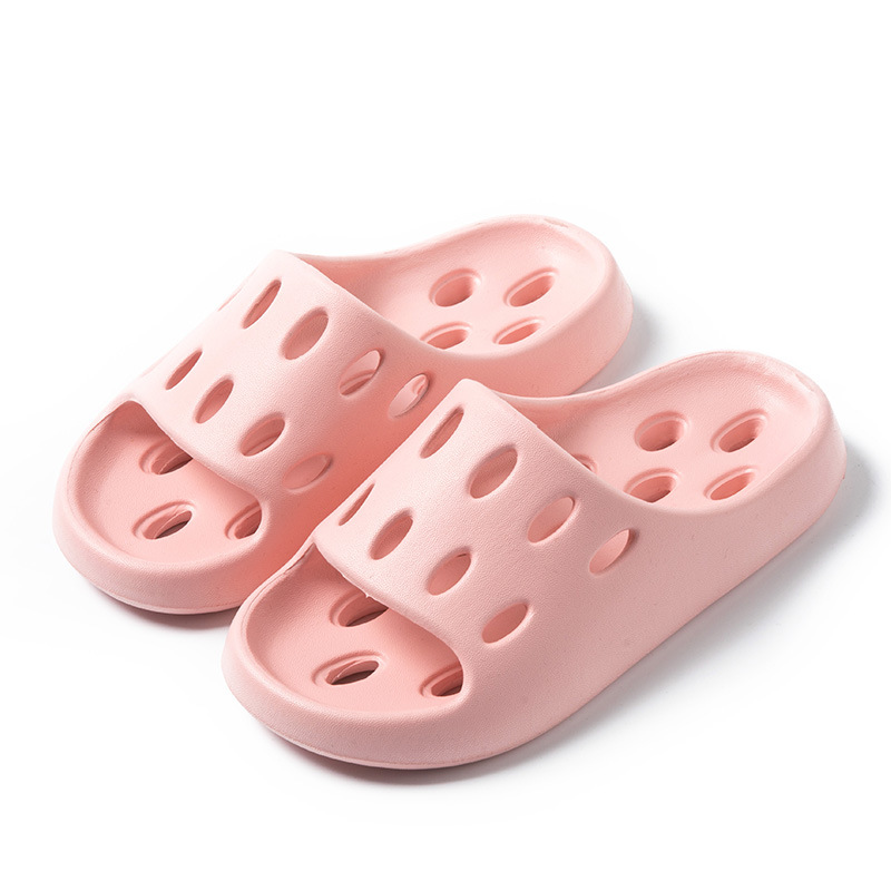 Bathroom Special Bathroom Slippers Women's Four Seasons New Couple Indoor Home Hollow Water Leakage Quick-Drying Non-Slip Sandals for Men