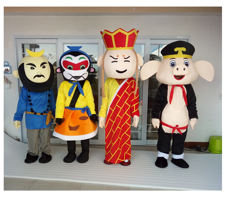 西游记卡通人偶服唐僧孙悟空猪八戒行走玩偶服宣传表演道具表演服