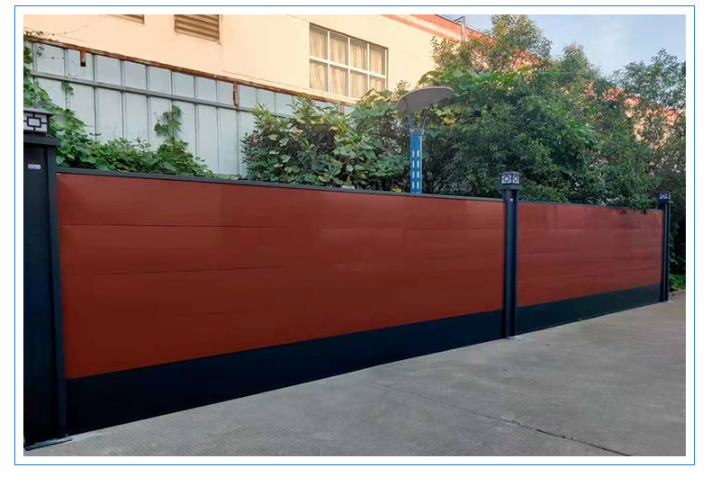 新型市政装配式钢结构围挡 工地临时施工围挡地铁隔离钢结构围挡