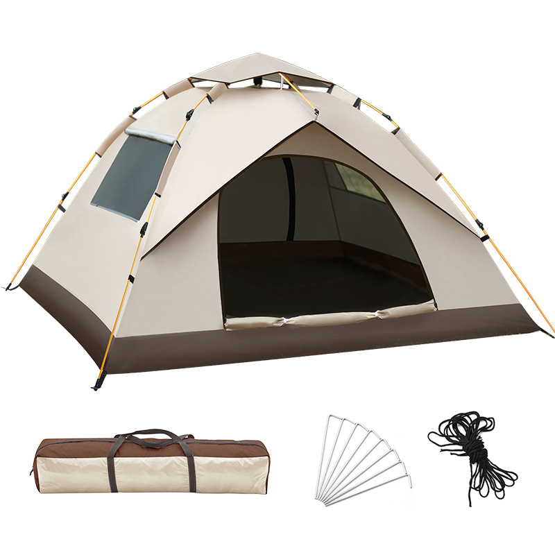 Factory Spot Outdoor Camping Full-Automatic Waterproof Sun Protection Easy-to-Put-up Tent Camping Tent Wholesale