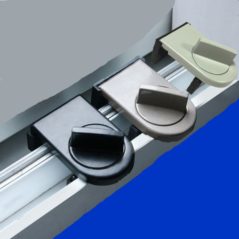 儿童窗户锁铁制烤漆窗户锁窗户限位器安全窗户锁扣推拉门窗限位器