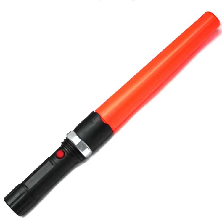 Traffic Warning Signal Baton Battery-Type Light Stick Concert Red Light Stick Security Flash Stick