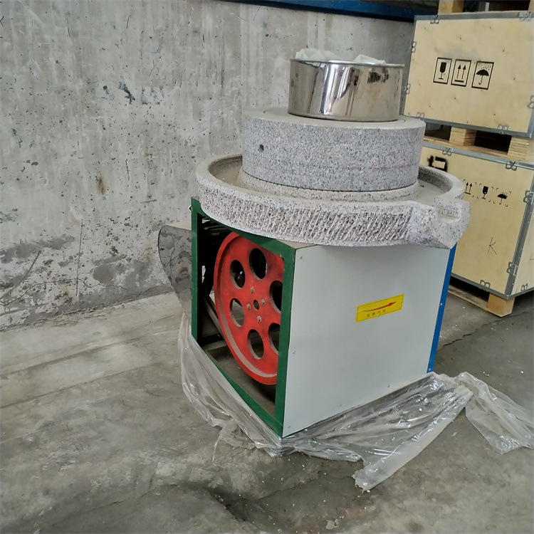 电动石磨磨面粉机 小型豆浆磨浆石磨机 红砂石茴香面花椒面磨粉机