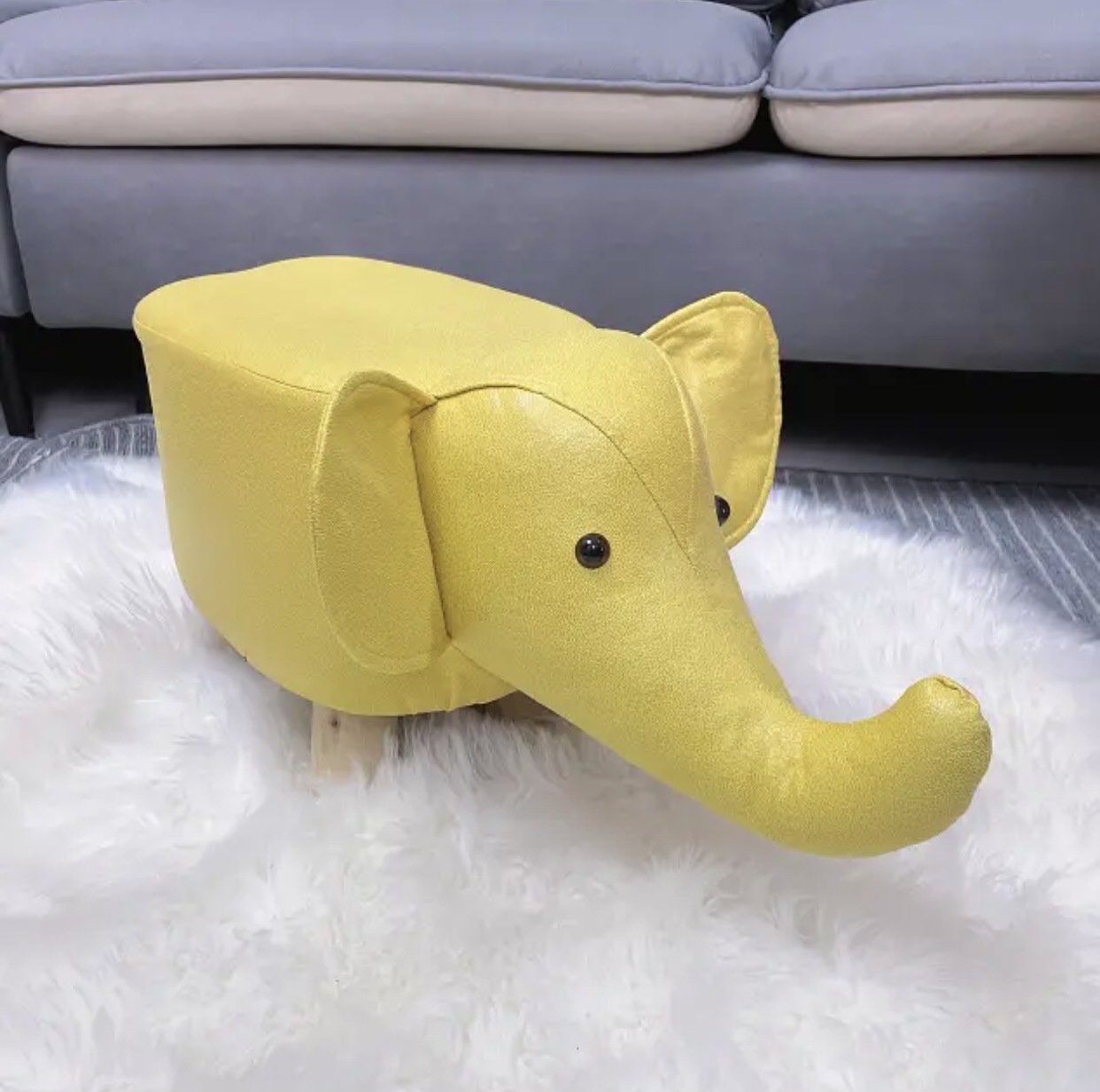 亮面小象凳卡通凳动物凳萌宠凳家用儿童凳礼品凳换鞋凳矮凳小凳子