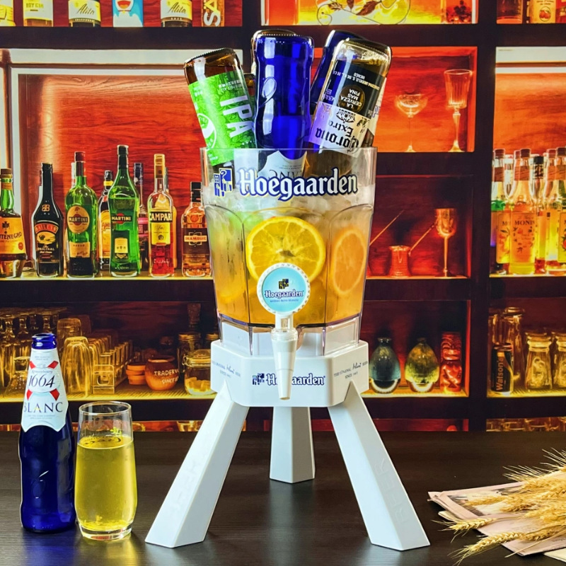 福佳白3升扎啤炮啤酒桶带龙头酒炮酒吧专用网红可乐桶酒具扎啤桶