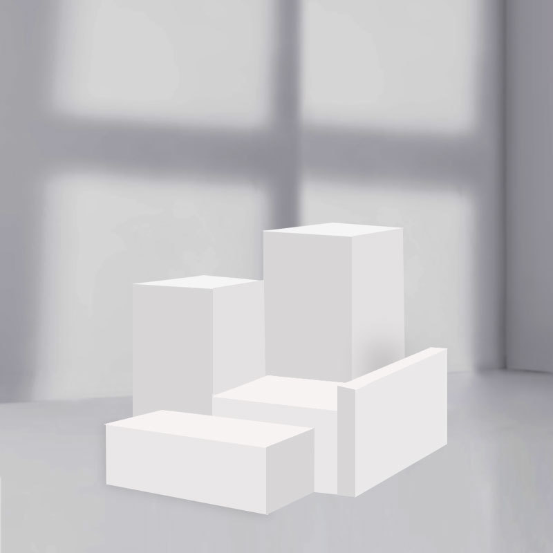 拍摄摄影道具拍照木墩正方体长方体服装店地台白色几何体方块影楼