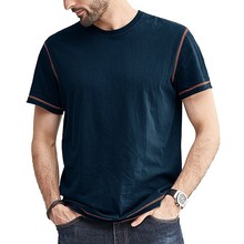 2023夏季欧美男装短袖t恤外贸男士上衣跨境圆领衫运动T恤