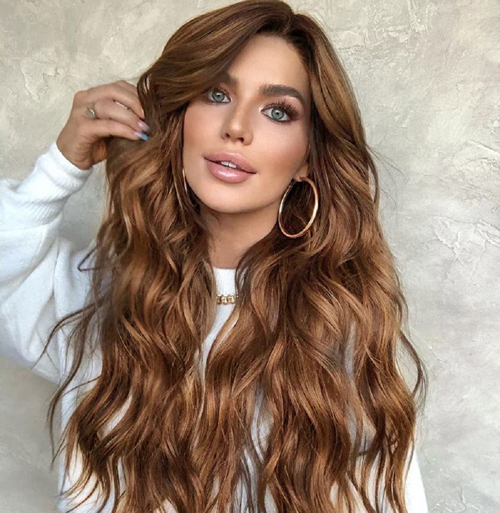 跨境假发欧美女士时尚化纤大波浪长卷发假发亚马逊假发现货批发