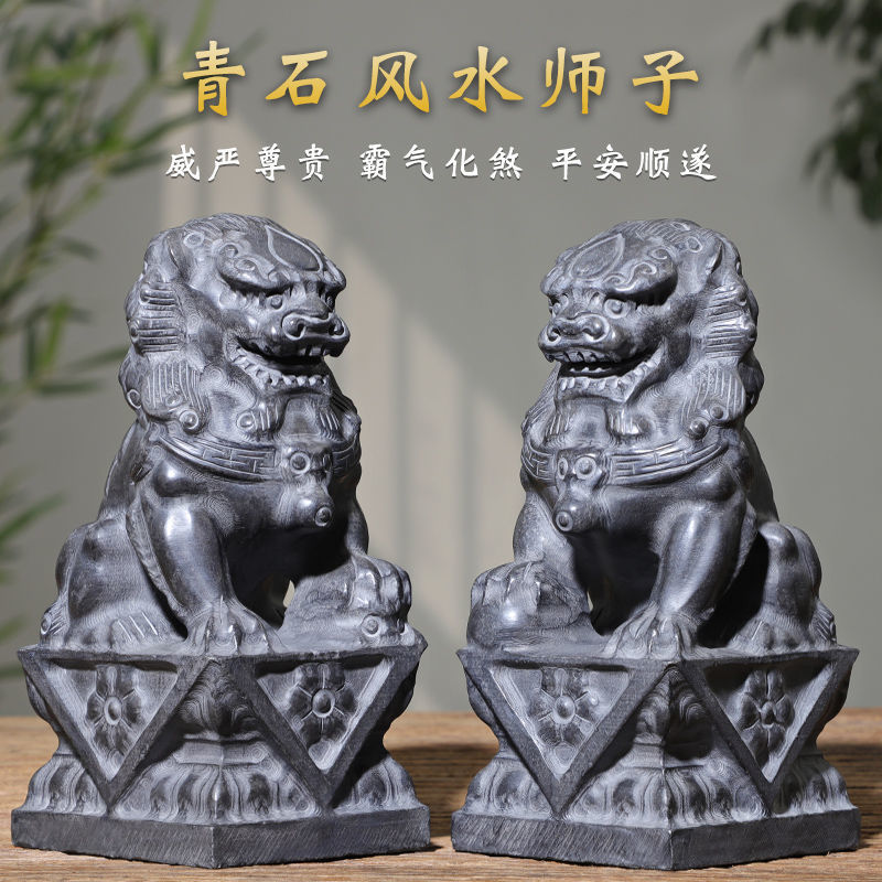 汉白玉石狮一对家用政府法院大门口两侧石狮子墓地小石狮摆件06