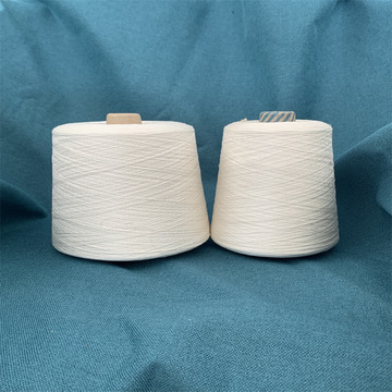 环锭纺丝光烧毛精梳棉纱 50*2 60*2股线棉纱