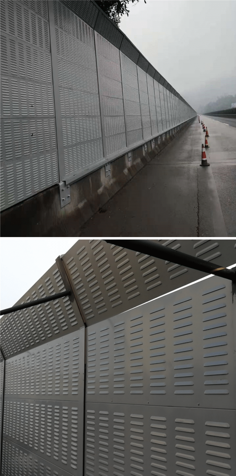 机械设备声屏障 高速公路隔音吸音墙声屏障 工厂小区防噪音隔音屏