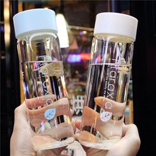 大容量高颜值水杯可爱女学生韩版玻璃杯泡茶随手水杯子厂一件批发