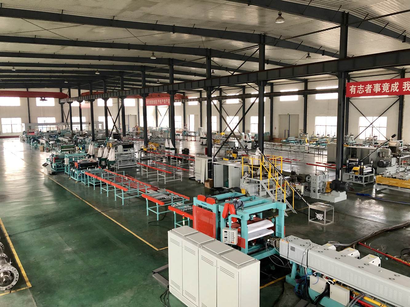 0成交0台120/300挤塑板设备,纯co2发泡容重低,成本低,已通过客户验收