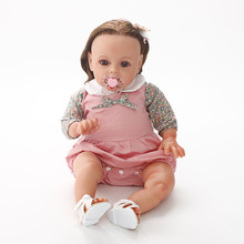 跨境wish速卖通ebay亚马逊全硅胶仿真重生娃娃婴儿外贸儿童玩具