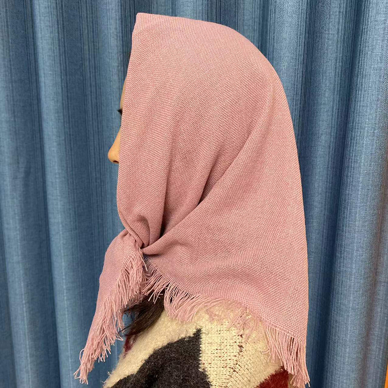 头巾女包头农村老太太围巾妇女下地干活方巾老人奶奶保暖四方头巾