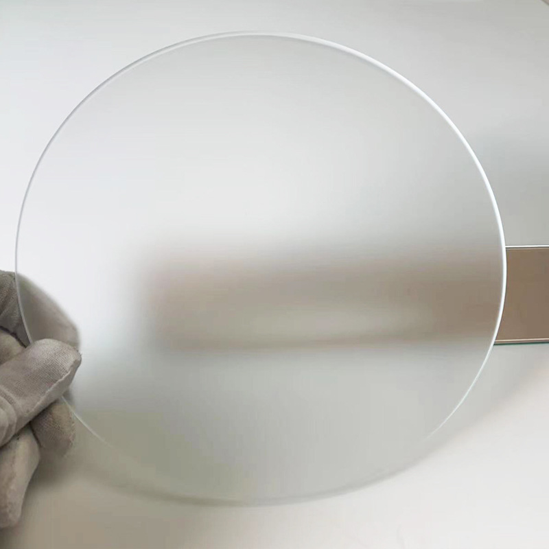 定制ag蒙砂磨砂玻璃 防眩防反光半透明钢化玻璃原片 可丝印加工