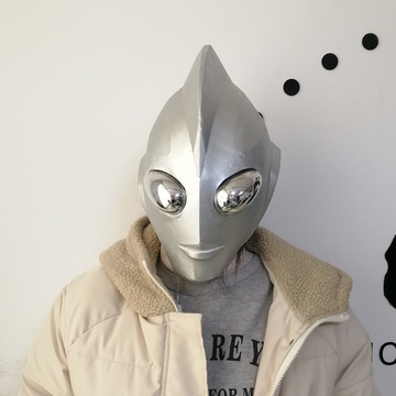 奥特曼面具抖音同款拍摄视频道具万圣节cosplay乳胶装扮头套面具