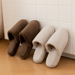 日式毛毛拖鞋女士外穿秋冬季室内居家用防滑保暖高级感厚棉拖代发