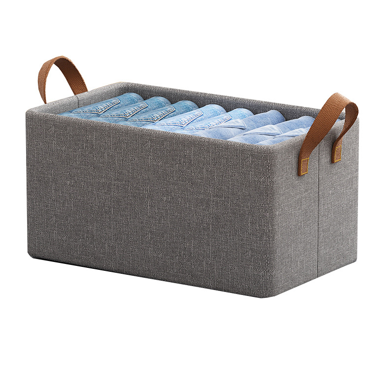 Household Clothes Storage Box Storage Layered Bedroom Storage Basket Pants Folding Storage Cabinet Compartment Cloth Storage Box