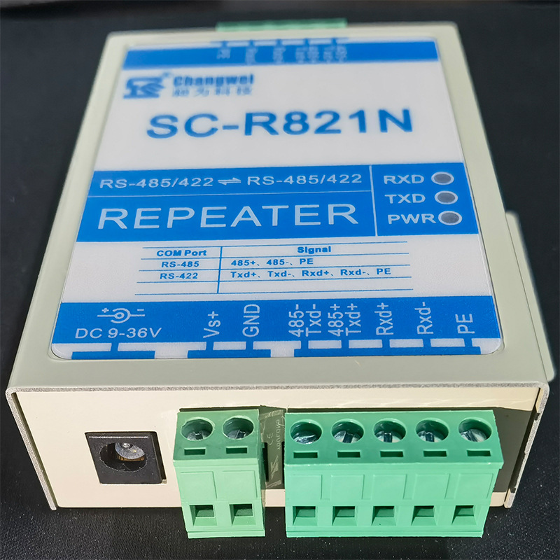485信号放大隔离器 422转485串口中继器 工业级 光电隔离sc-r821n