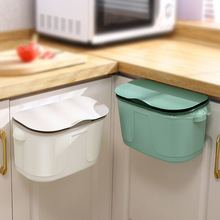 壁挂式垃圾桶卫生间厨房家用厕所客厅带盖专用筒有盖夹缝厨余翻盖