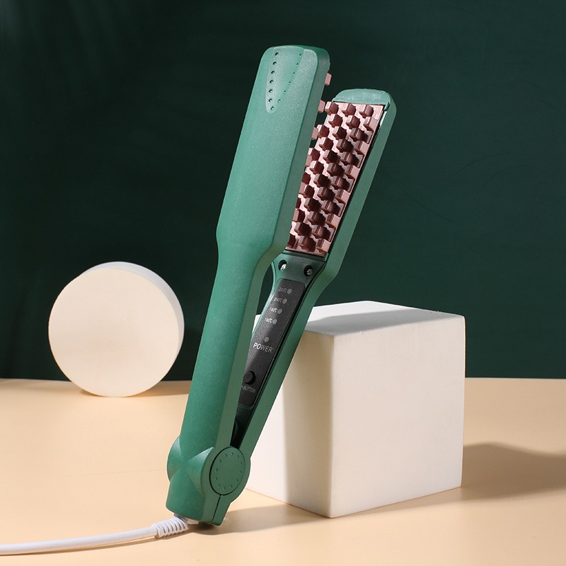 [Temperature Control] Corn Curler Plaid Plywood Fluffy Hair Fantastic Corn Beard Pad Hair Root Does Not Hurt Hair Hair Curler