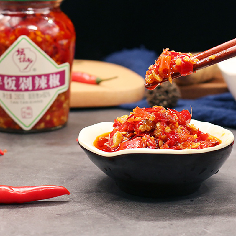 【一件代发】坛坛乡拌饭剁辣椒280g/瓶装湖南辣椒酱下饭菜剁椒酱