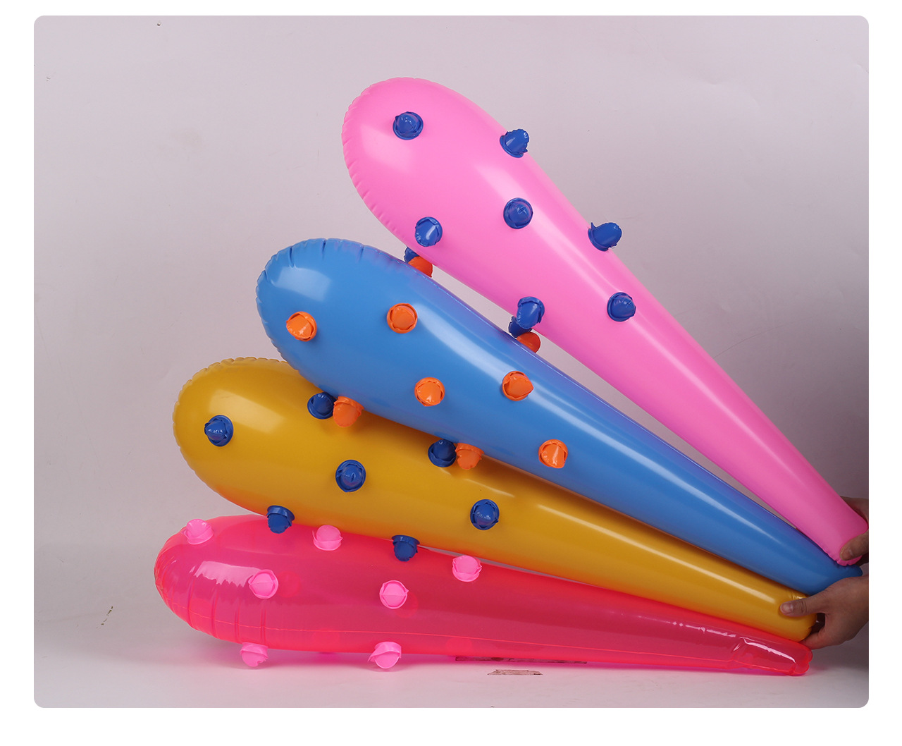 大号充气狼牙棒童年对战棒锤 婚庆道具敲头钉钉 pvc充气仿真玩具