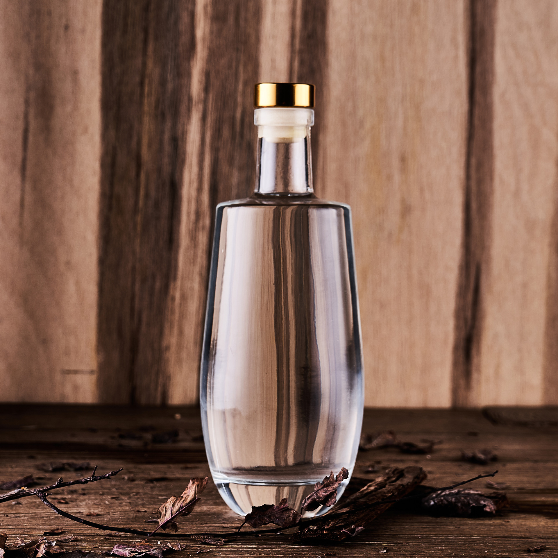 外贸700ml透明璃酒瓶烈酒伏特加威士忌洋酒瓶晶白料酒类玻璃空瓶