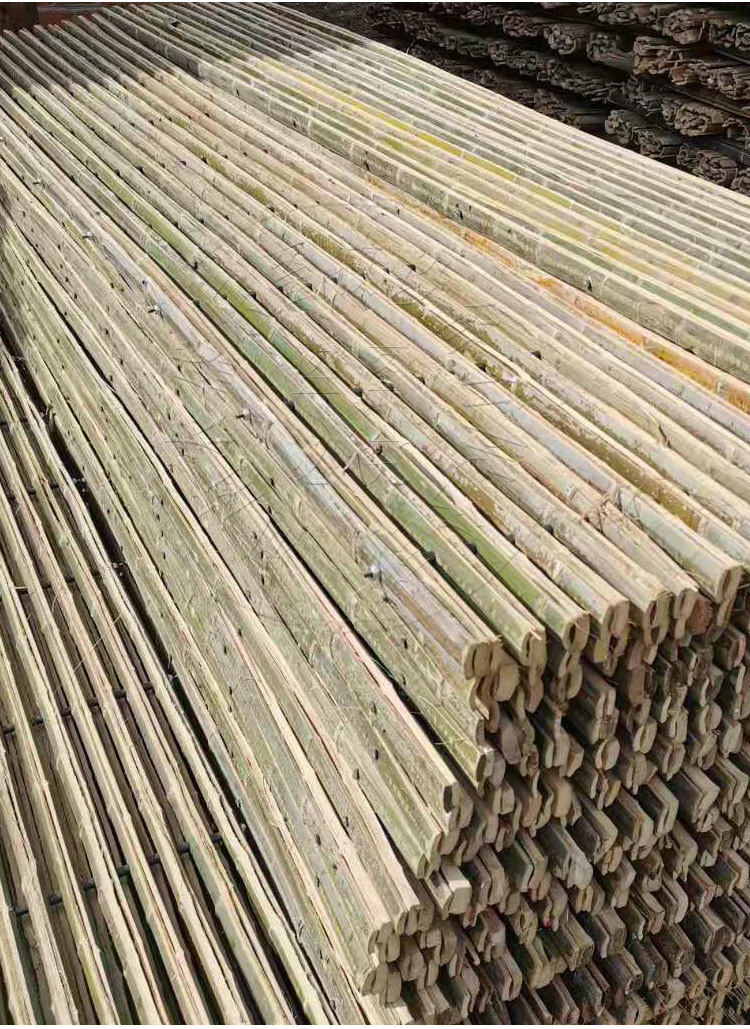 羊床竹子漏粪板 羊用竹地板根节竹子板 竹排板加厚加粗竹漏粪板