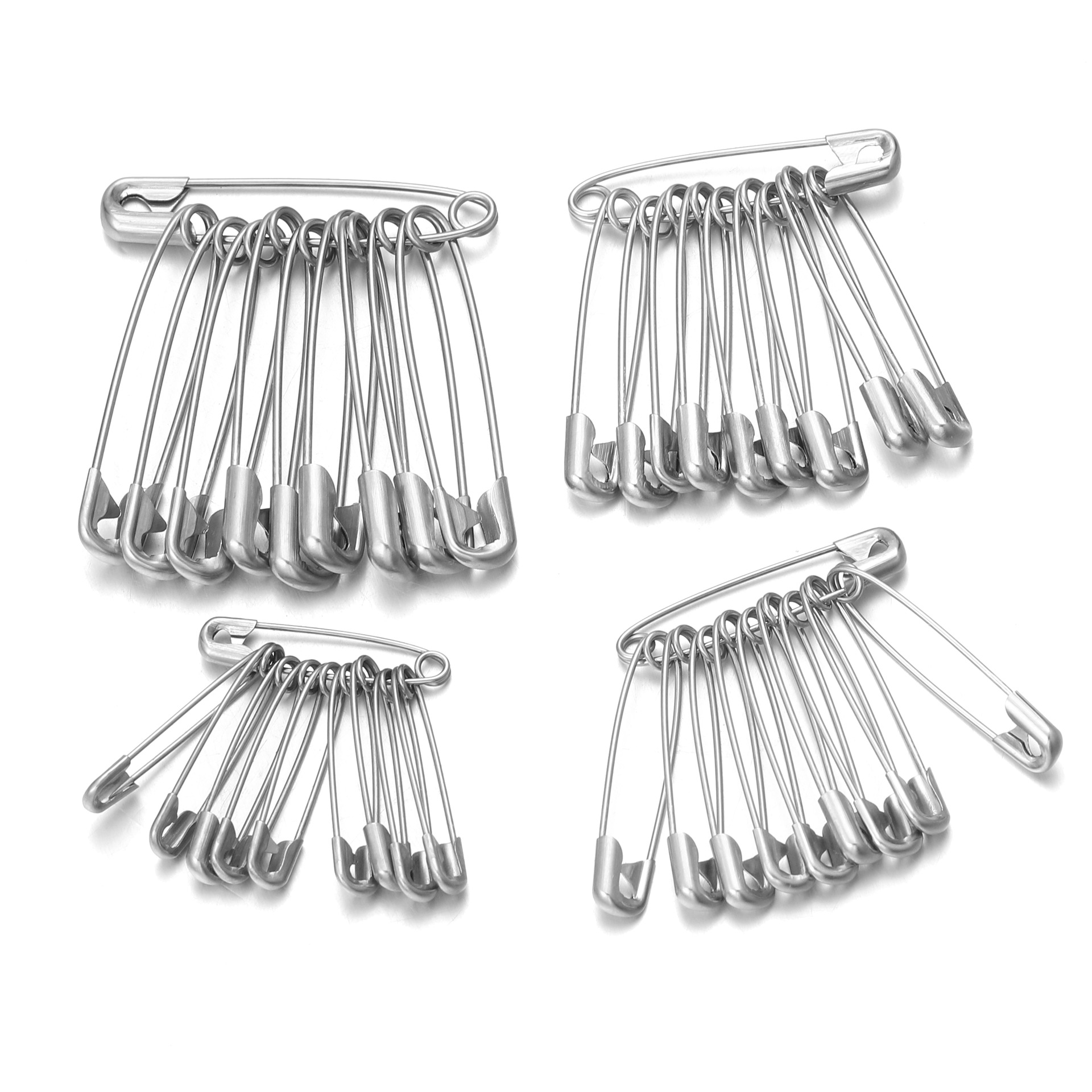 304 non-rust high hardness stainless steel material pin cuff brooch safety pin diy accessories waterproof pin