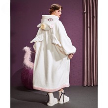 Cukoo/果壳同款睡衣女冬季卡通可爱丘比特小天使可外穿家居服睡袍