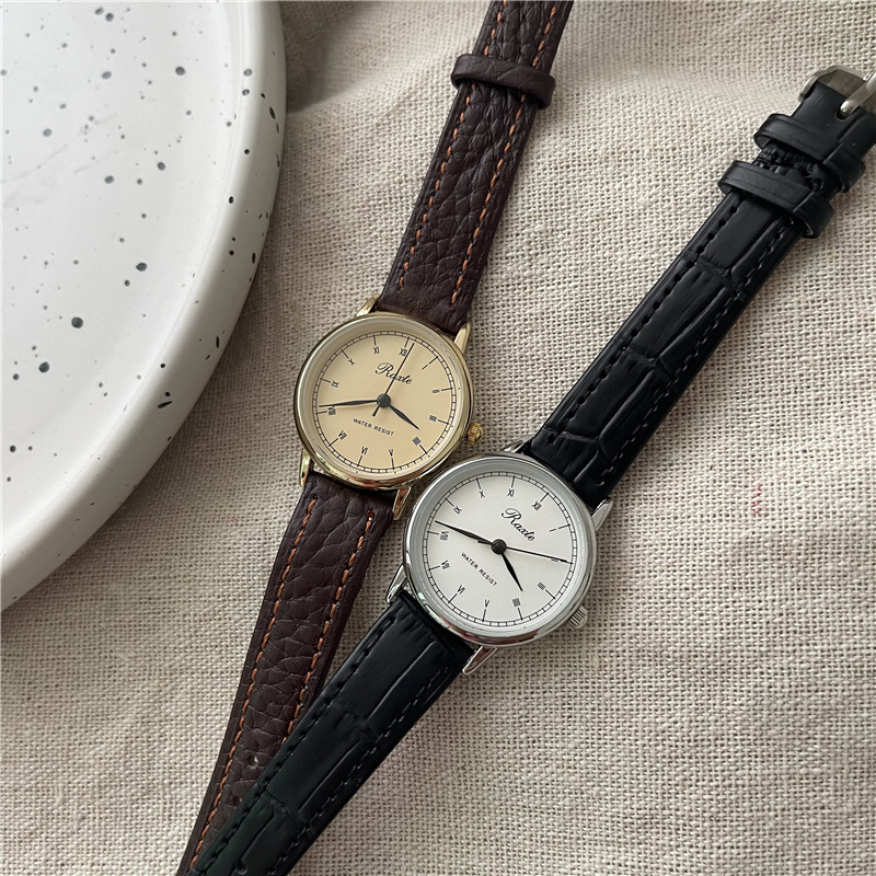 黑带货号雷特新款圆形全罗马产地(国内)广东省表壳材质合金表带材质