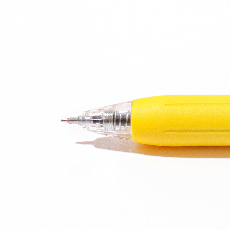 Joint St Syringe Black Head 0.5 Press Gel Pen Small Yellow Duck Student Cartoon Beating Signature Pen Ball Pen