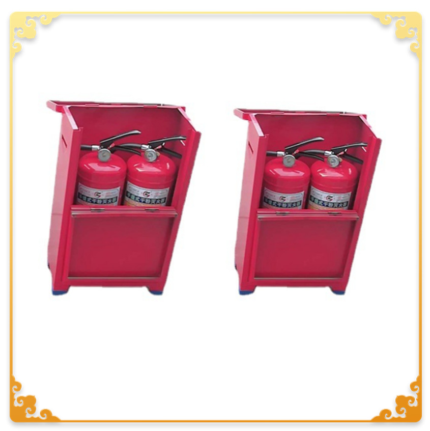 灭火器箱2kg*2 壁挂式灭火器箱4*4只装 半截灭火器箱 消防面具箱