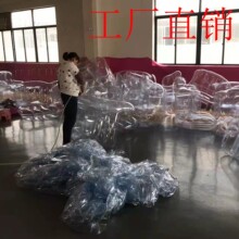 娃娃塑料懒人透明充气沙发收纳可填充毛绒玩具玩偶充气椅气垫儿童