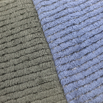 有光丝抽条双面舒棉绒服装家纺面料仿羊羔绒梳棉绒抽条舒棉绒布料