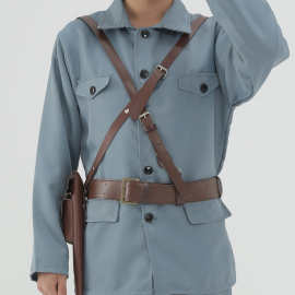 0成交25笔2年复购率:19%儿童棕色武装外腰带小红军演出服腰带军装配饰