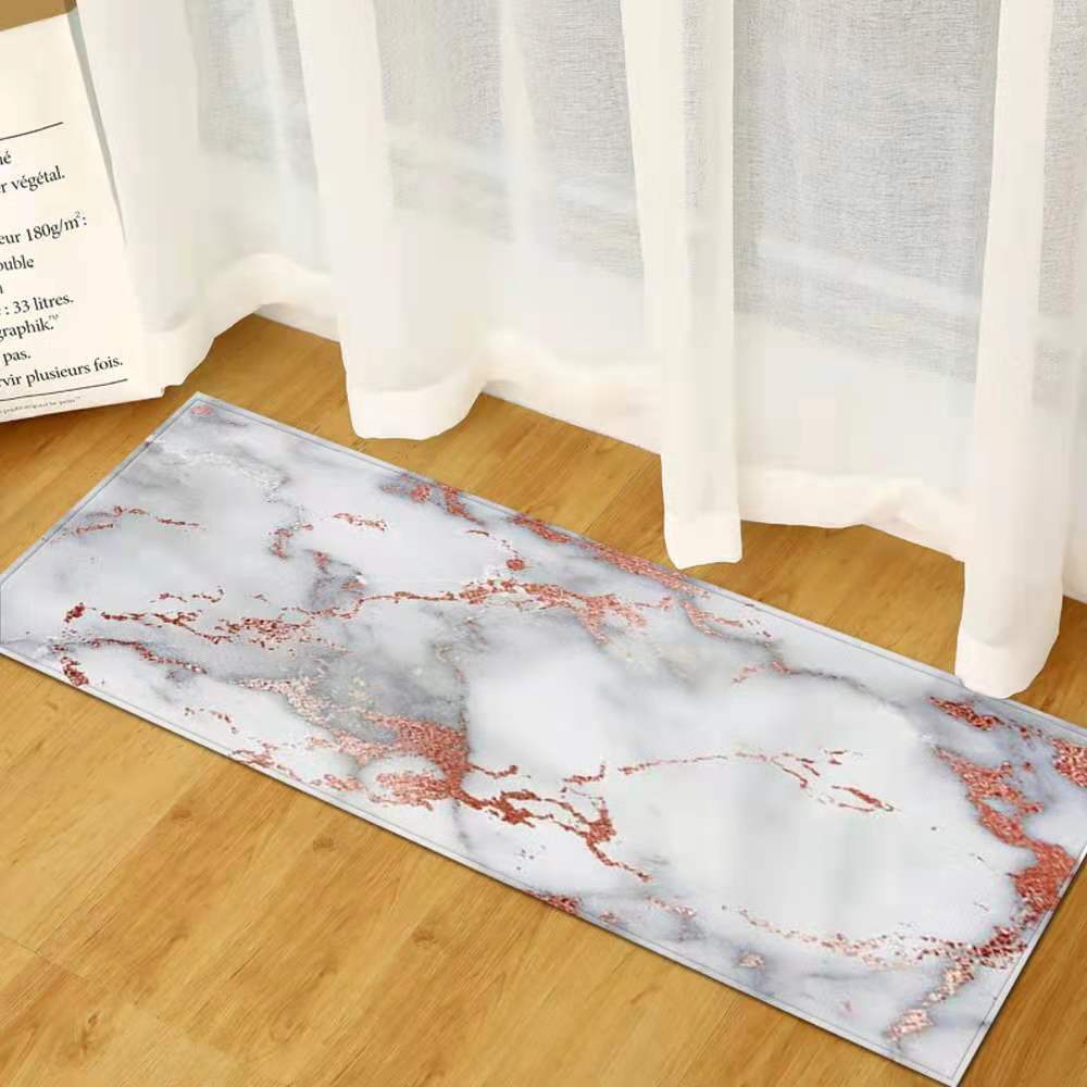 Marble Non-Slip Mat Foot Carpet Strip Floor Mat Stone Pattern Theme Door Mat Cross-Border Supply Wish Amazon EBay