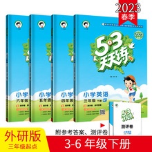 五三53天天练小学生3三4四5五6六年级下册三起外研版英语同步练习