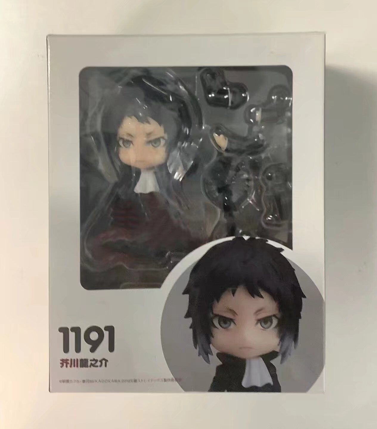 黏土人#1191文豪野犬芥川龙之介可动人偶换脸模型玩具摆件批发
