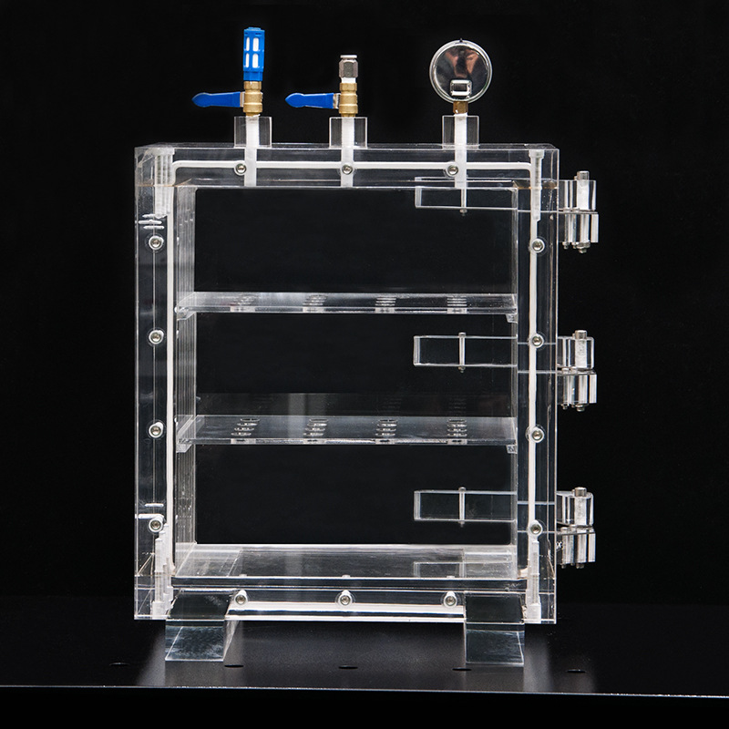 torun厂家定制重庆实验室密封隔离干燥透明亚克力有机玻璃真空箱