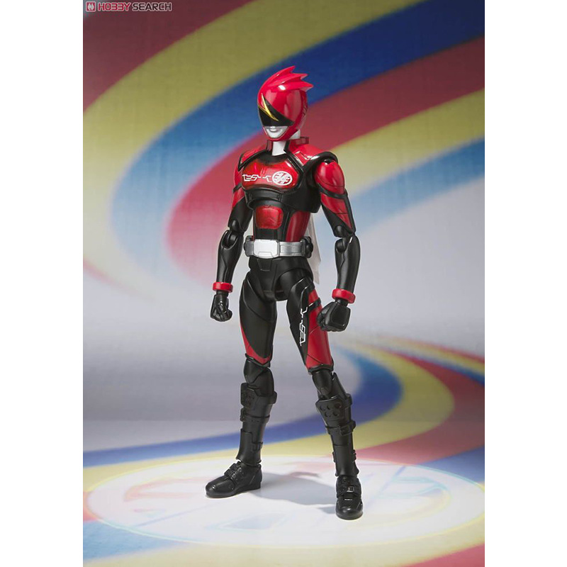 万代 秋叶原连者 shf 红战士 蓝战士 黄战士 非公认战队 可动手办