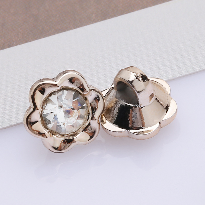 Plastic Plating Cufflink Pearl Button Classic Style High Leg Hand Sewing Button Sweater Shirt Accessories Button