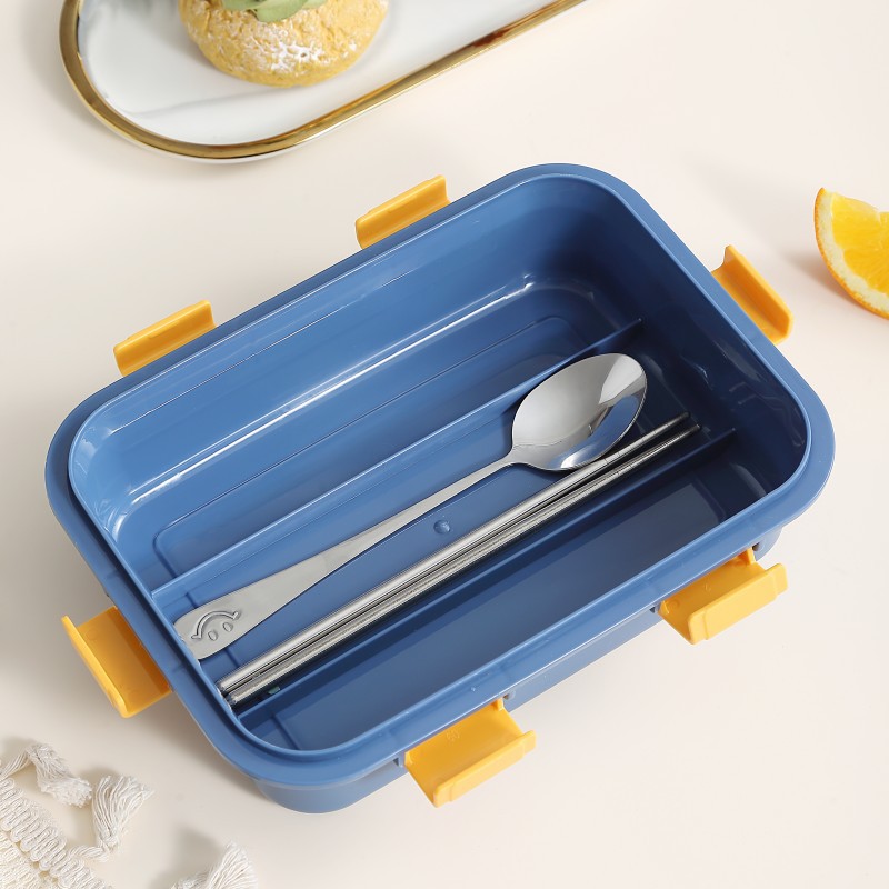 Nordic Minimalist Style Compartment with Soup Bowl Lunch Box 304 Stainless Steel Sealed Lunch Box Student Packed Lunch Lunch Box