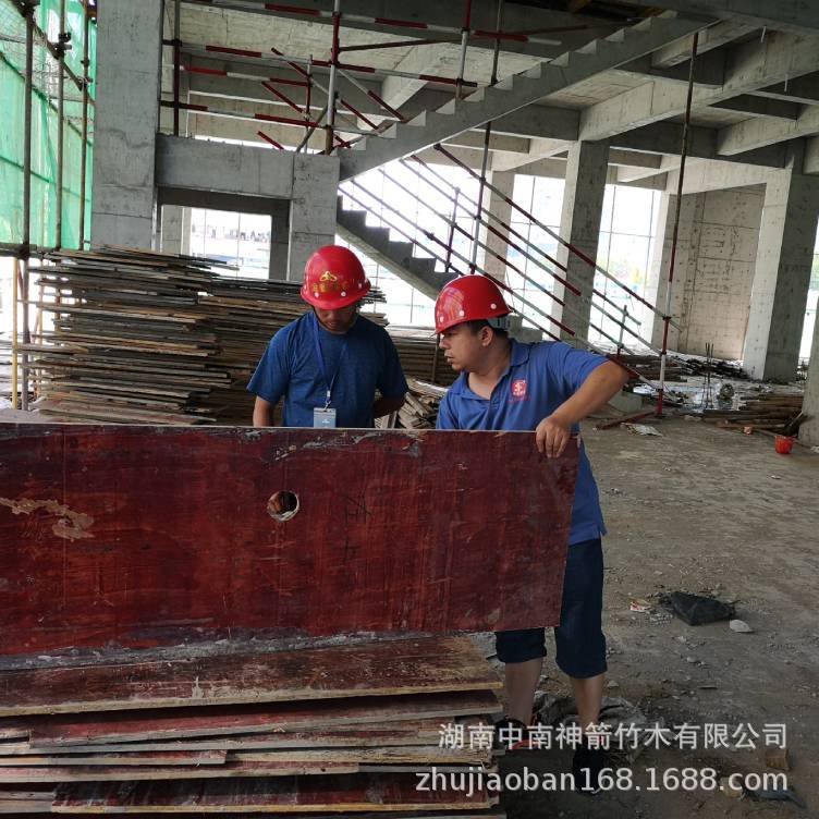 浙江红模板91*183建筑工地木模板两次成型不变形重量轻好施工
